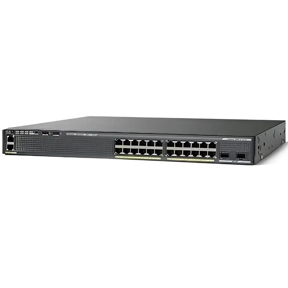 Cisco Catalyst 2960X 24-port network switch WS-C2960X-24TS-L refurbished, front panel view
