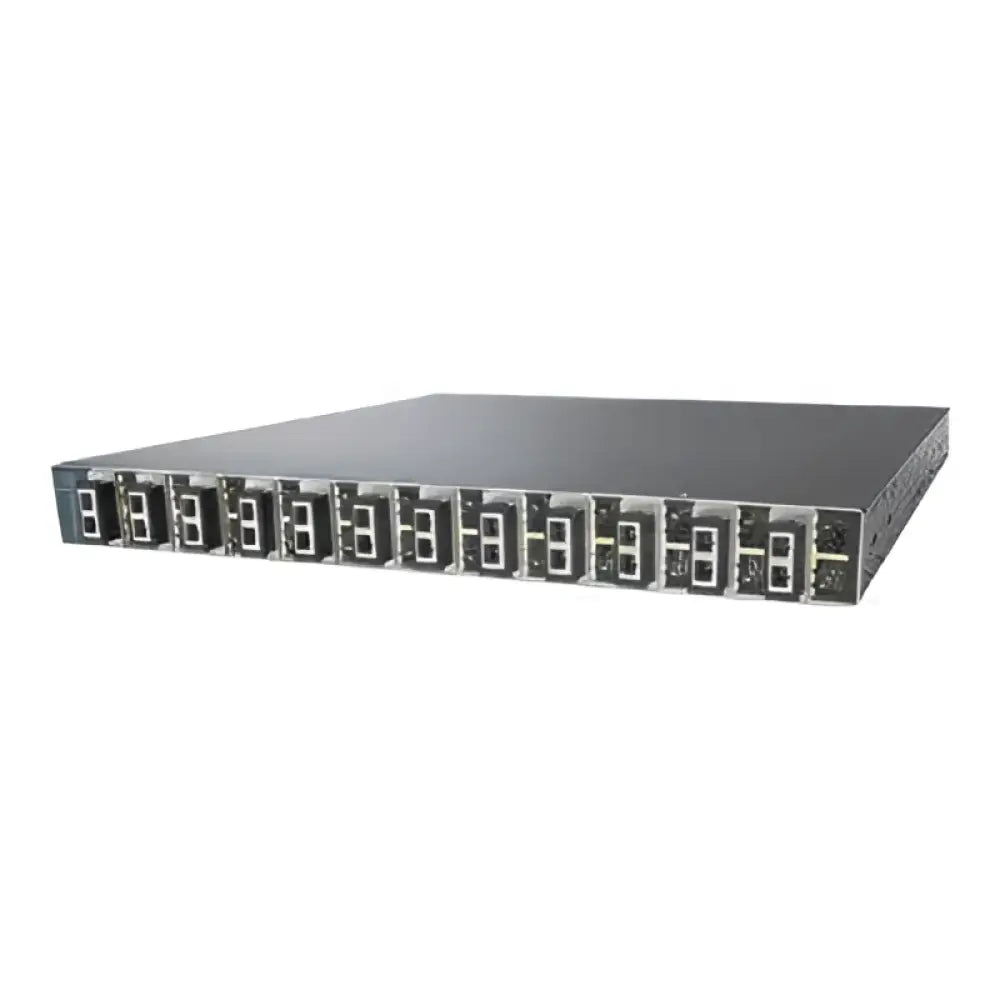 Cisco Catalyst 3560E 12-port 10 Gigabit Ethernet network switch, front panel view