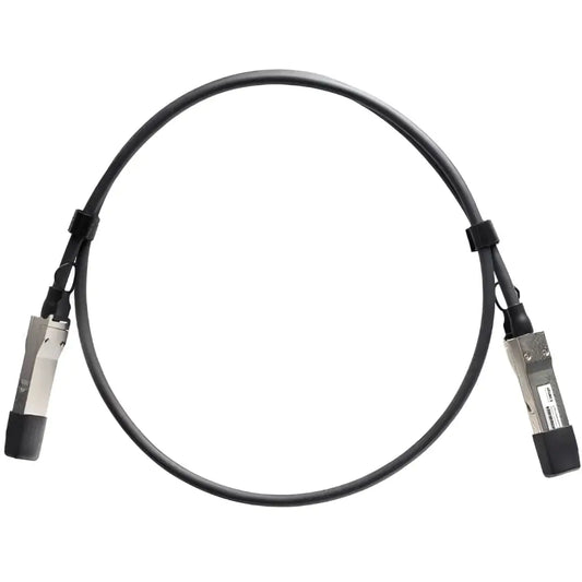Cisco Meraki MA-CBL-40G-50CM 40GbE QSFP cable, 50cm length, black, with metal connectors