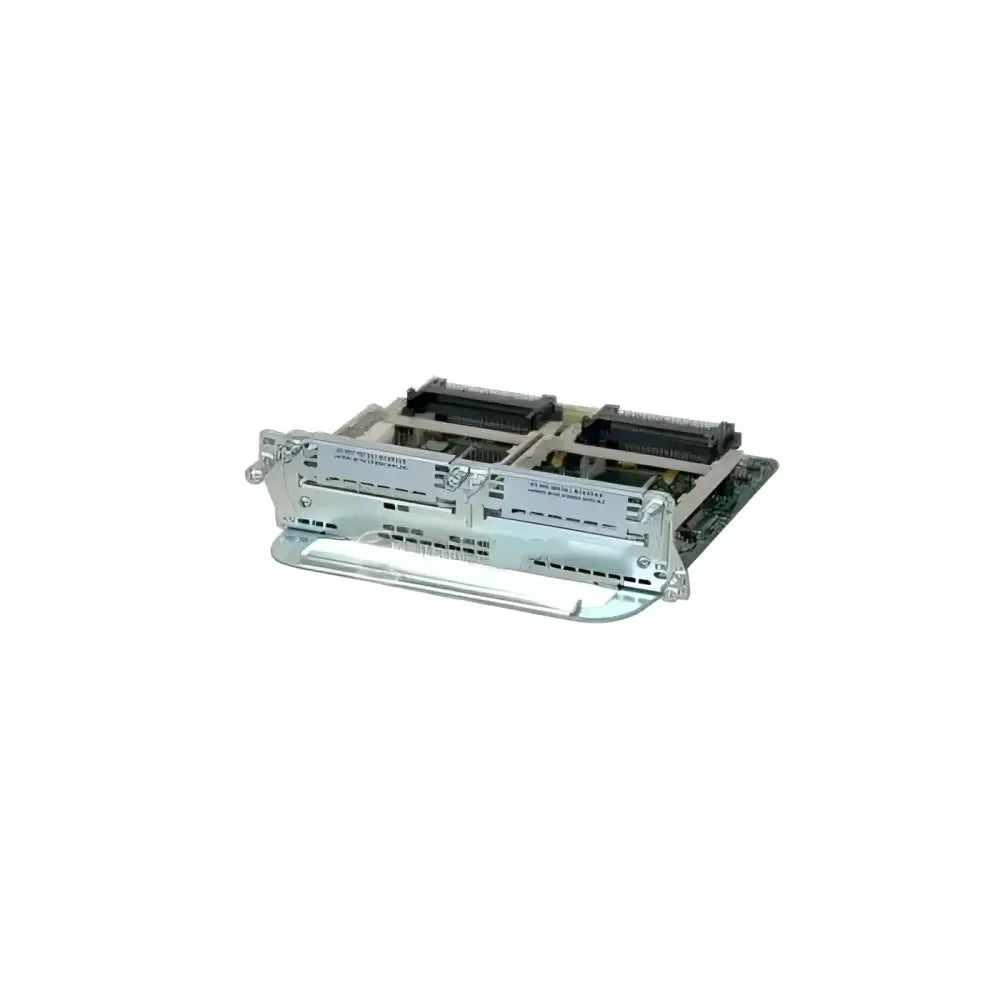 Cisco NM-2W network module with connectors on white background