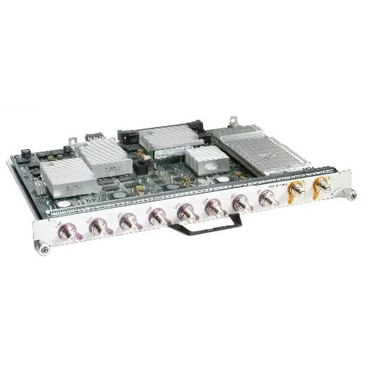 Cisco UBR-MC-88V broadband card with multiple ports, network hardware module on white background