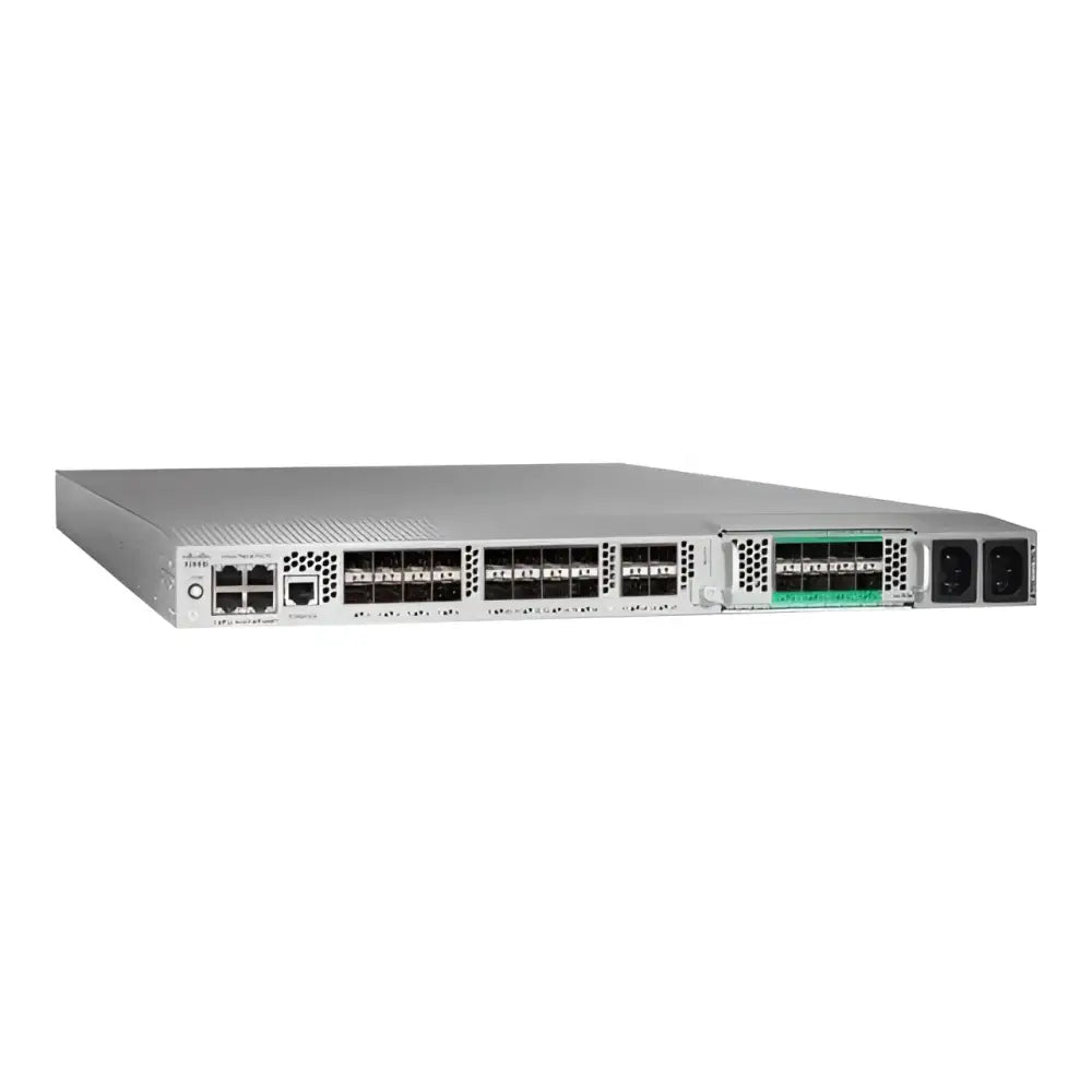 Cisco Nexus 5010 20-port 10Gb Ethernet switch front view, silver rackmount hardware