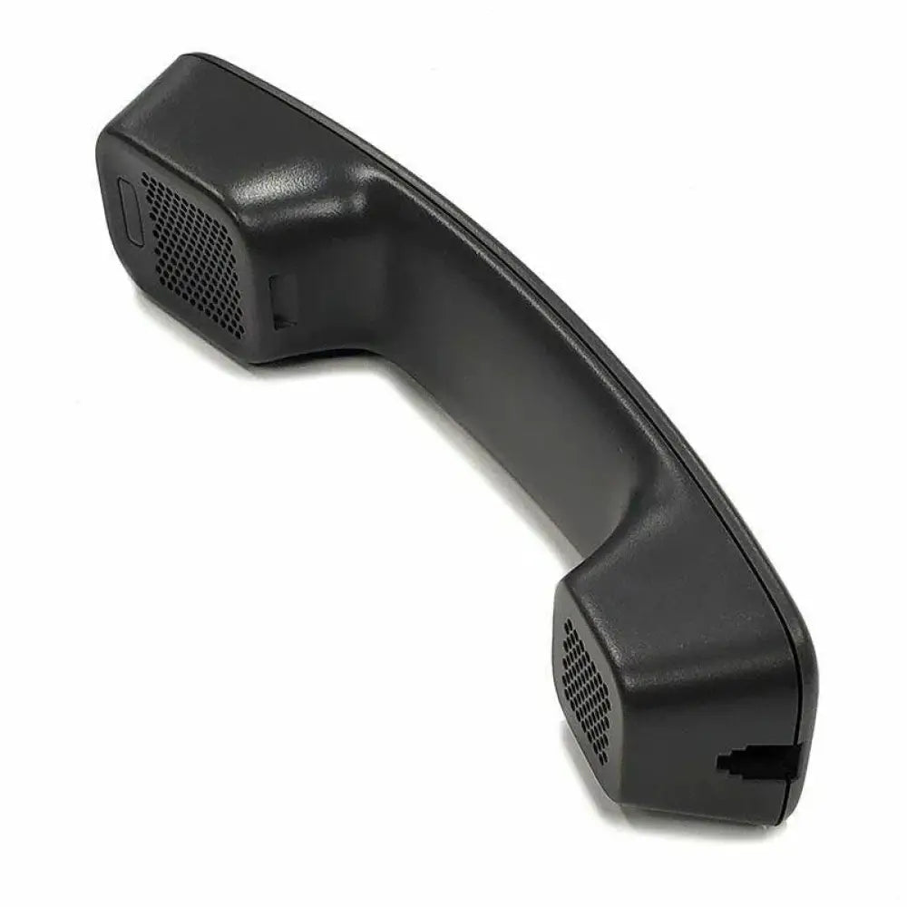 Black Cisco replacement handset for 7800 and 8800 series with visible speaker grills