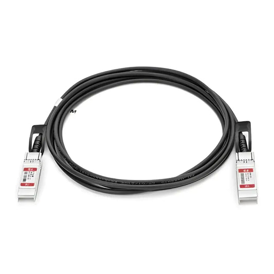 Cisco SFP to SFP passive Twinax copper cable, 2.5m, with silver connectors on white background