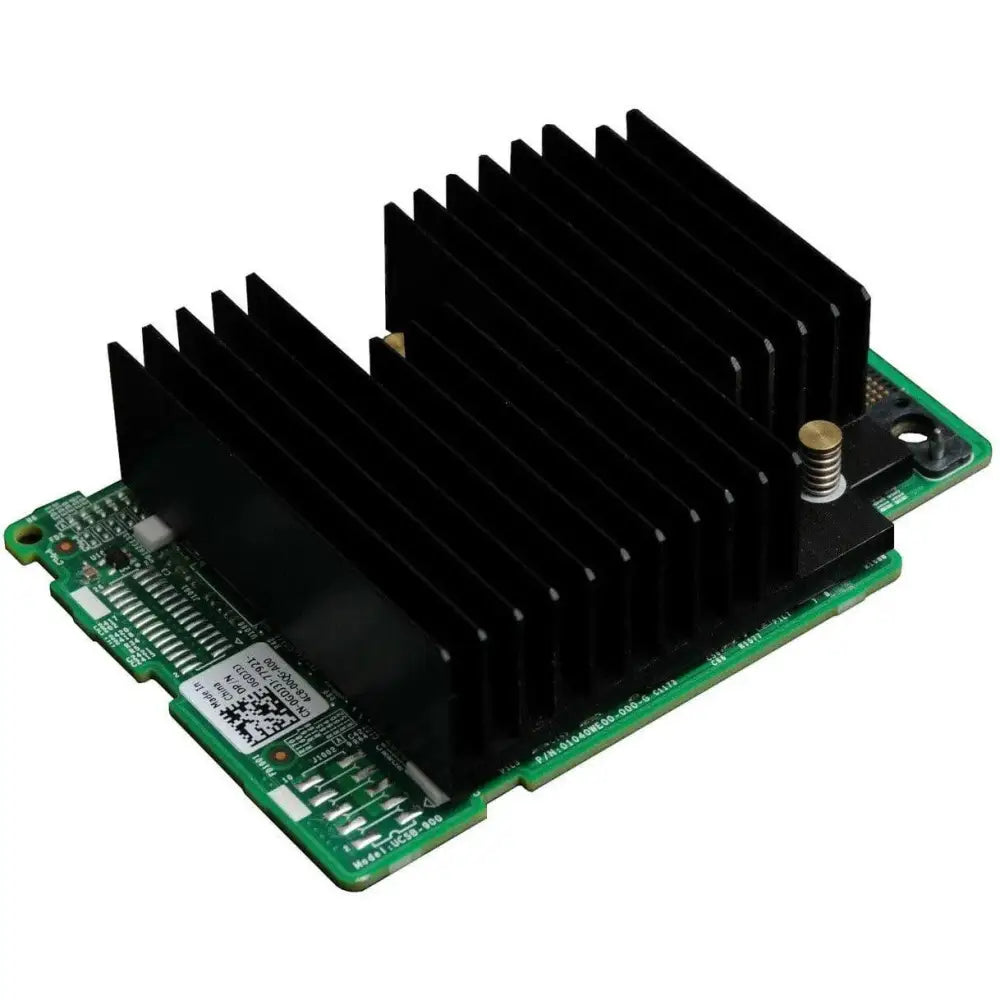 Dell PERC H330 12G Mini Mono RAID controller circuit board with black heatsink