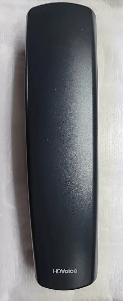 Black Digium HDVoice replacement handset for D-series IP phone on white background