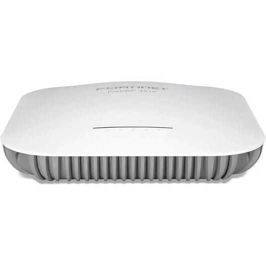 Fortinet FortiAP 831F indoor tri-radio wireless access point, front view, white casing