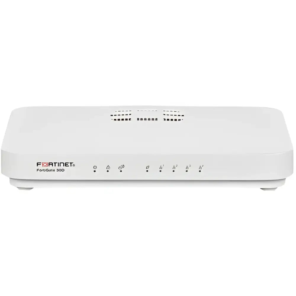 Fortinet FortiGate 30D 5-port security appliance refurbished, front panel view with LED indicators.