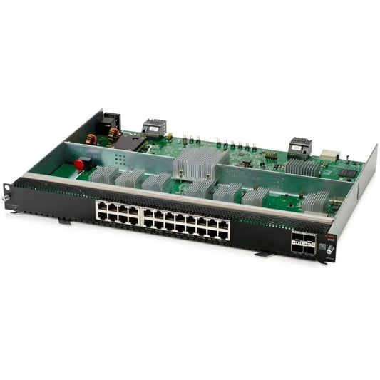 HP Aruba 6400 24-port 10GBase-T and 4-port SFP56 network switch expansion module