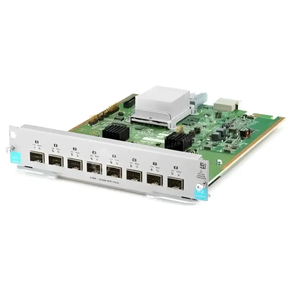 HP Aruba 8-Port 1G/10GbE SFP MACsec v3 zl2 module refurbished, front view