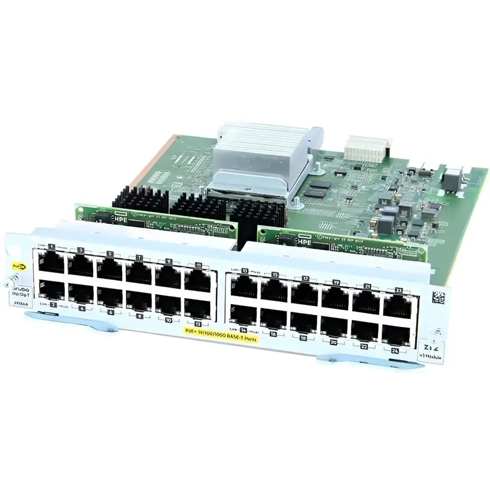 HP Aruba J9986A 24-port 10/100/1000BT PoE+ zl2 network switch expansion module