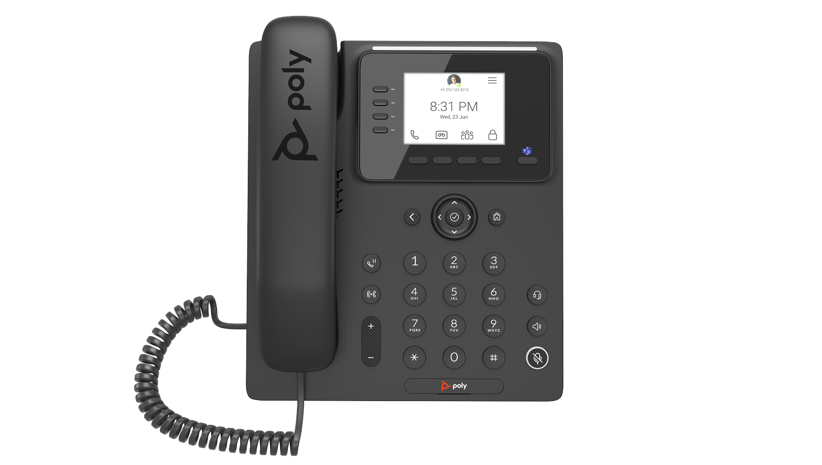HP Polycom CCX 350 SIP Phone PoE 848Z7AA#ABA - POLY-CCX-350 New - POLY-CCX-350 - Reef Telecom