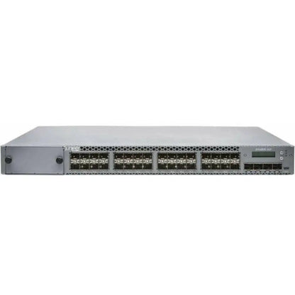 Juniper Networks EX4300-32F 32-port SFP gigabit network switch, front view, refurbished
