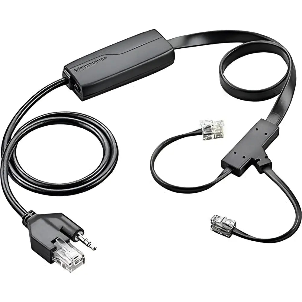 Plantronics APC-45 EHS adapter cable for Cisco phones with multiple connectors, black