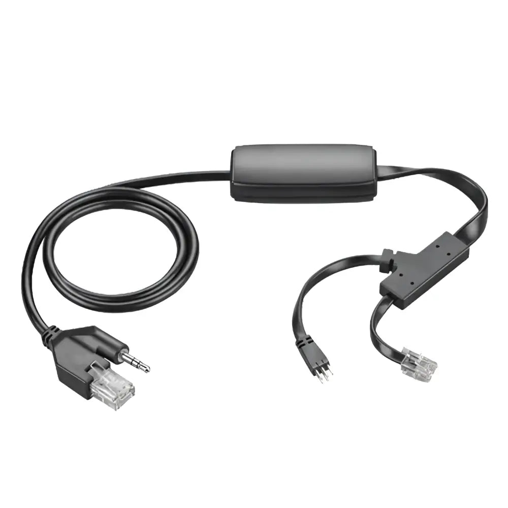 Plantronics APP-51 EHS cable for Polycom phones with RJ connectors and inline module