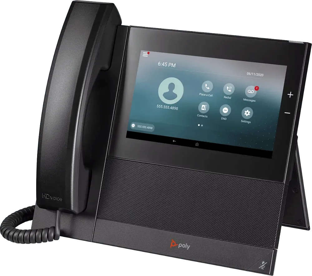 Polycom CCX 600 SIP Phone PoE - POLY-CCX-600 Refurbished - POLY-CCX-600-R - Reef Telecom