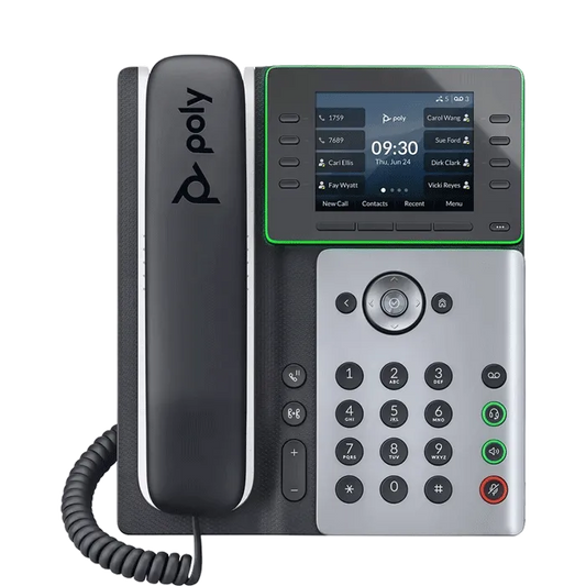 Polycom Edge E350 IP Phone - Poly Edge E350 2200-87010-025 / 82M89AA Refurbished - POLY-EDGE-E350-R - Reef Telecom