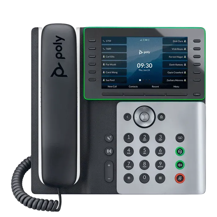 Polycom Edge E550 IP Phone - Poly Edge E550 2200-87050-025 / 82M91AA Refurbished - POLY-EDGE-E550-R - Reef Telecom