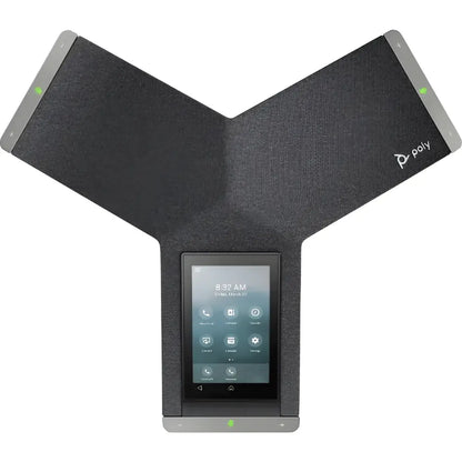 Polycom RealPresence Trio C60 IP conference phone with touchscreen display, top view