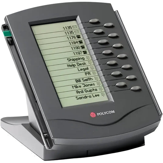 Polycom SoundPoint IP 650 expansion sidecar with LCD screen and programmable buttons
