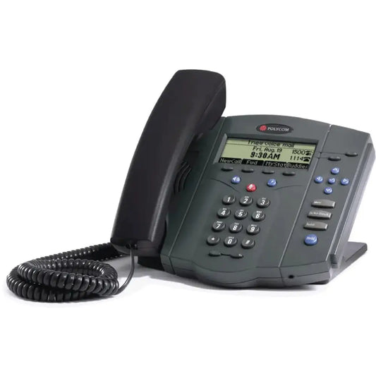 Polycom SoundPoint IP430 office VoIP phone with LCD display and keypad