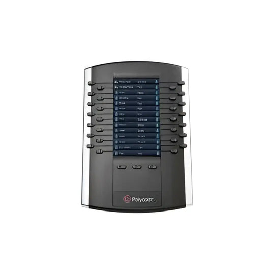 Polycom VVX color expansion module sidecar with display and multiple programmable buttons