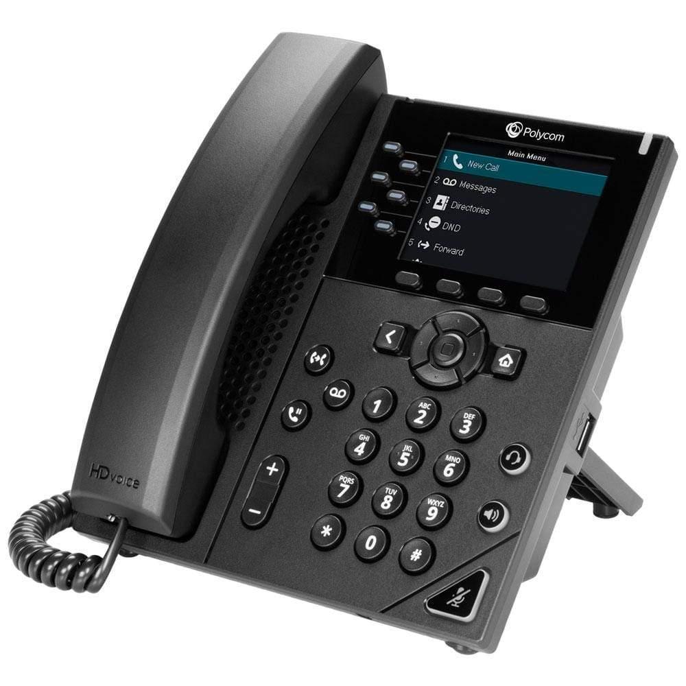 Polycom VVX350 IP Phone - VVX 350 2200-48830-025 Refurbished - POLY-VVX-350-R - Reef Telecom
