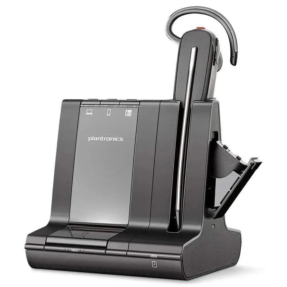 Plantronics Savi 8240 wireless convertible headset with charging base