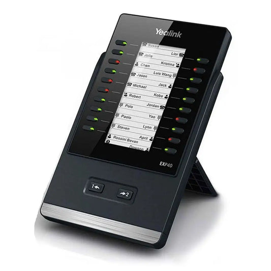 Yealink EXP40 LCD expansion module for SIP-T46S, T46G, T48S phones, black with buttons