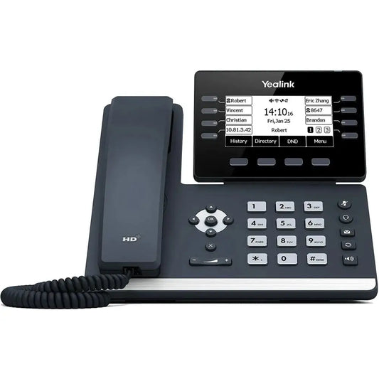 Yealink T53 SIP gigabit IP phone with display screen and keypad, refurbished model