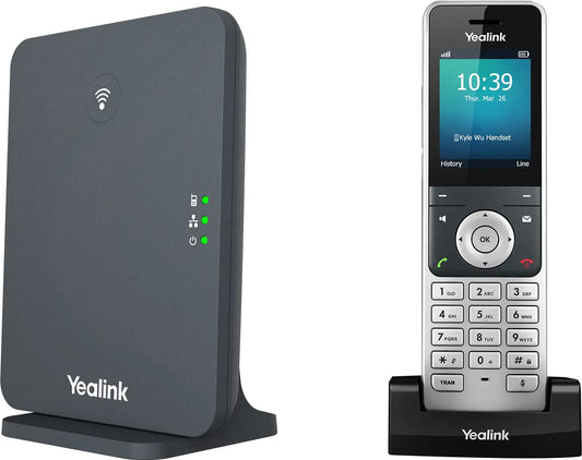 Yealink W76P IP DECT Wireless Handset Bundle W56H w/ W70 Base - YEALINK-W76P - New - YEALINK-W76P - Reef Telecom