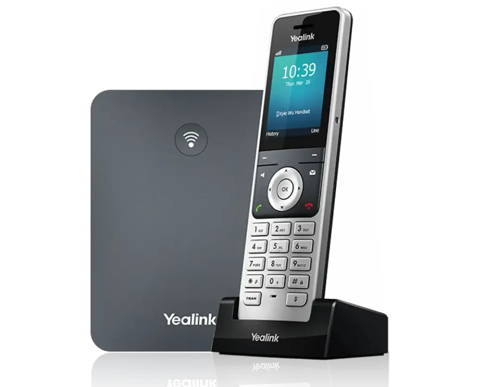 Yealink W76P IP DECT Wireless Handset Bundle W56H w/ W70 Base - YEALINK-W76P - Refurbished - YEALINK-W76P-R - Reef Telecom