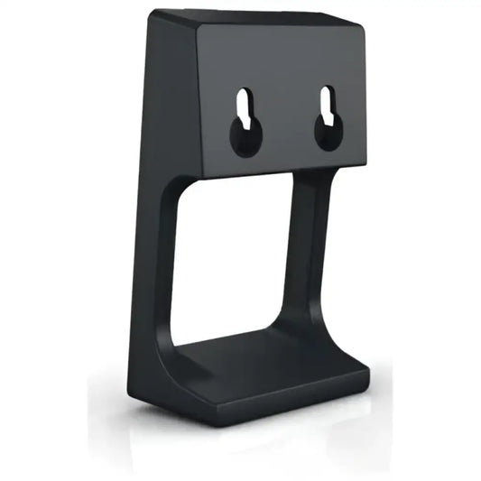 Yealink wall mount bracket for EXP40 expansion module, black plastic with dual keyhole slots