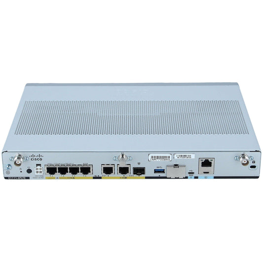 Cisco 1000 Series 4 Port Gigabit Integrated Services Router - C1111-4P Refurbished - C1111-4P-R - Reef Telecom
