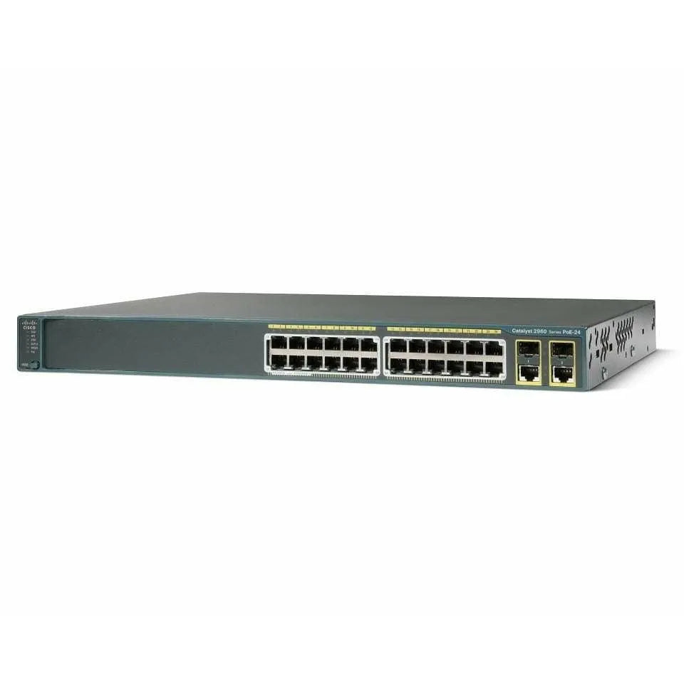 Cisco Catalyst 2960 48 Port 10/100 PoE + 2 T/SFP Switch - WS-C2960