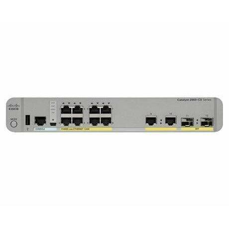 Cisco Catalyst 2960 8 Port Gigabit Switch POE - WS-C2960CX-8PC-L - WS-C2960CX-8PC-L - Reef Telecom