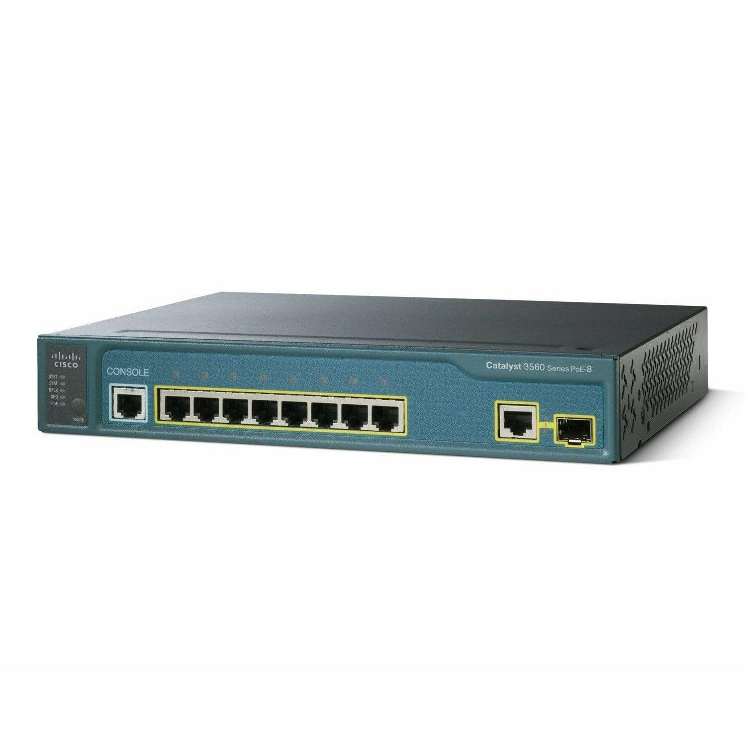 Cisco Catalyst 3560 8 Port Switch POE - WS-C3560-8PC-S - WS-C3560-8PC-S-R - Reef Telecom