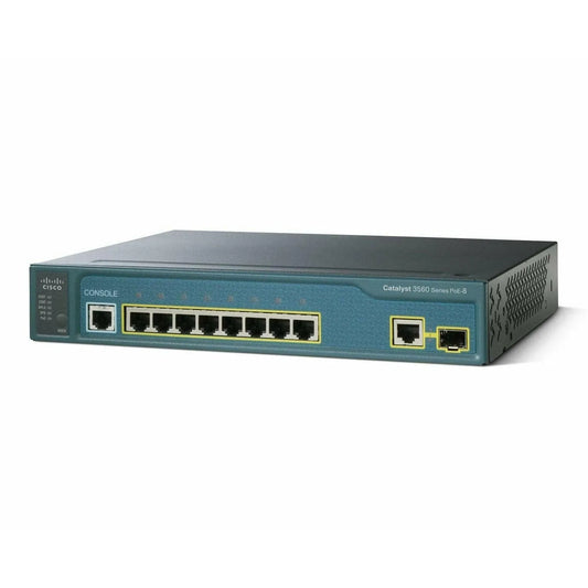 Cisco Catalyst 3560 8 Port Switch POE - WS-C3560-8PC-S - WS-C3560-8PC-S-R - Reef Telecom