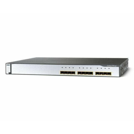 Cisco Catalyst 3750G 12 Port Gigabit SFP Switch - WS-C3750G-12S-E - WS-C3750G-12S-E - Reef Telecom