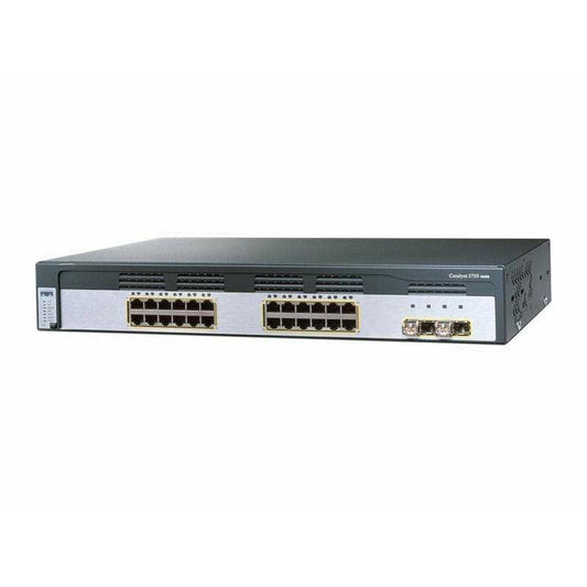 Cisco Catalyst 3750G 24 Port Gigabit Switch - WS-C3750G-24TS-S - WS-C3750G-24TS-S-R - Reef Telecom