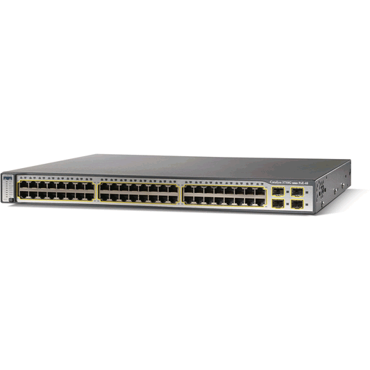 Cisco Catalyst 3750G 48 Port Gigabit POE Switch - WS-C3750G-48PS-E - WS-C3750G-48PS-E-R - Reef Telecom