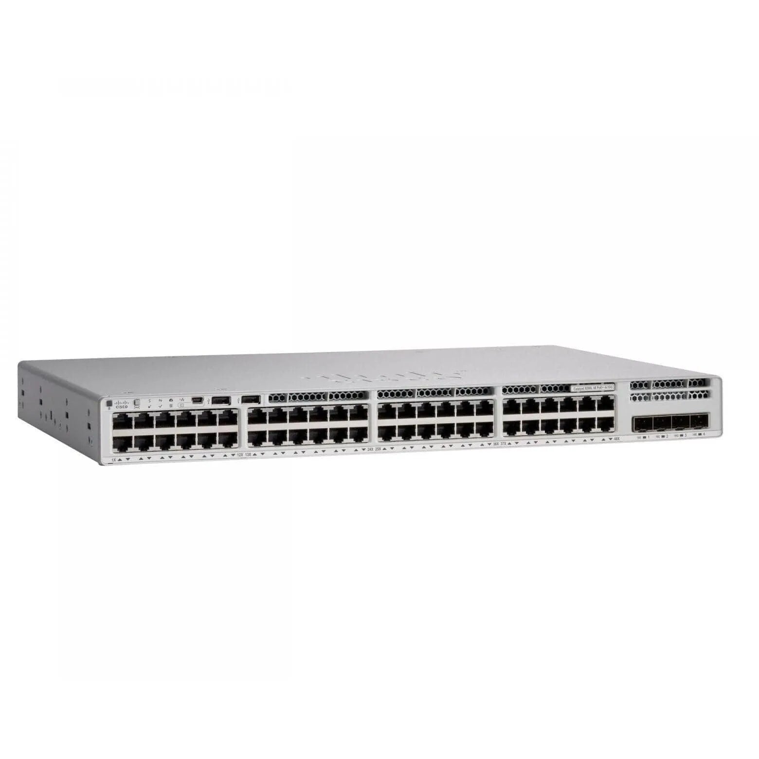 Cisco Catalyst 9200L 48-port 8xmGig, 40x1G, 2x25G PoE+, Network Advantage - C9200L-48PXG-2Y-E Refurbished - C9200L-48PXG-2Y-A-R - Reef Telecom