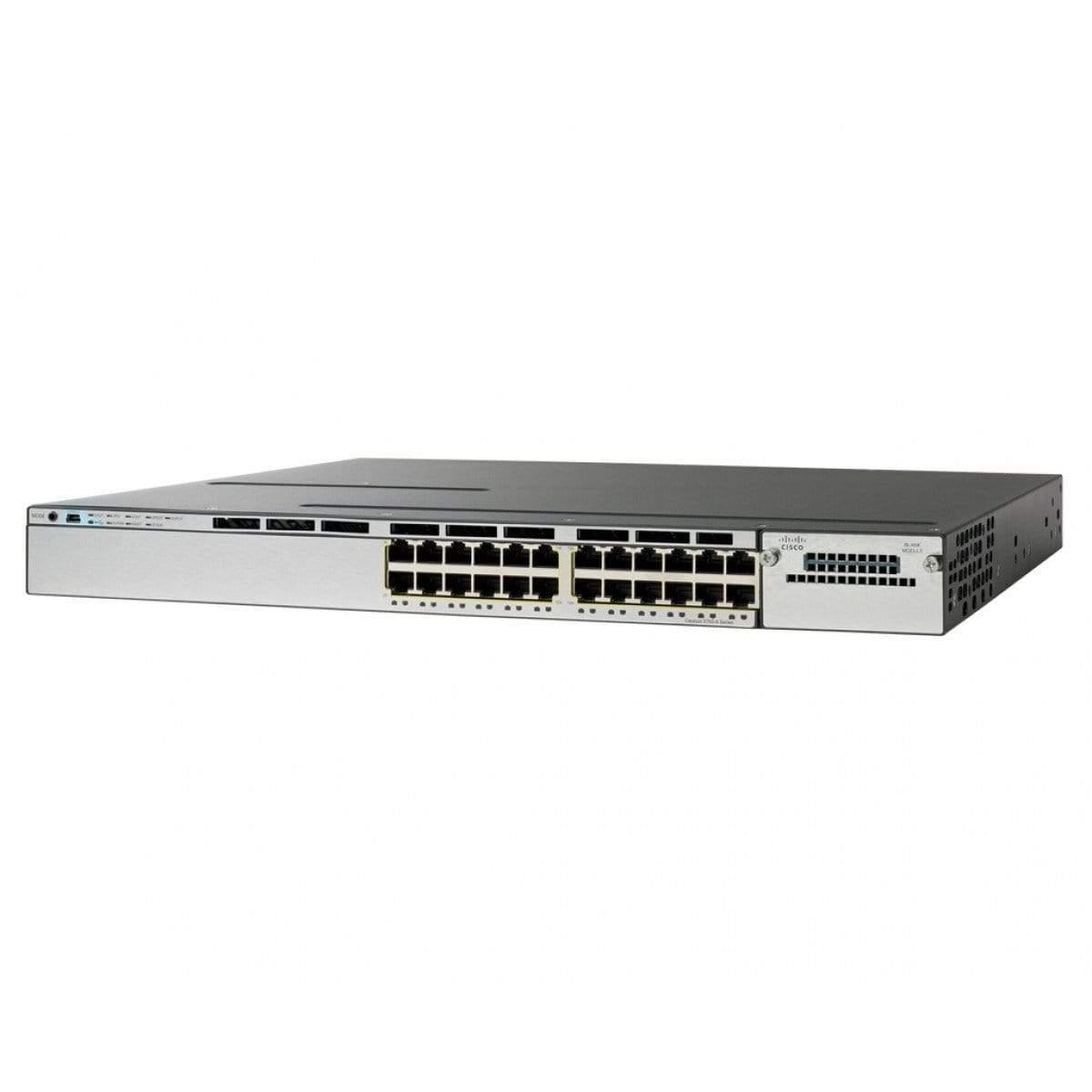 Cisco Catalyst C3850 24 Port Gigabit Switch - WS-C3850-24P-E - WS-C3850-24P-E - Reef Telecom