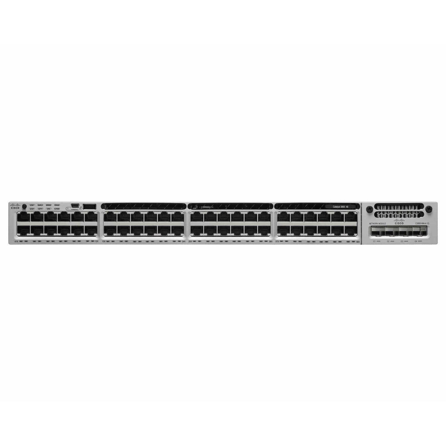 Cisco Catalyst C3850 48 Port Gigabit Switch - WS-C3850-48P-S - WS-C3850-48P-S-R - Reef Telecom