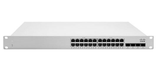 Cisco Meraki MS210 24 Port Cloud Managed PoE Gigabit Switch - MS210-24P-HW - New - MS210-24P-HW - Reef Telecom