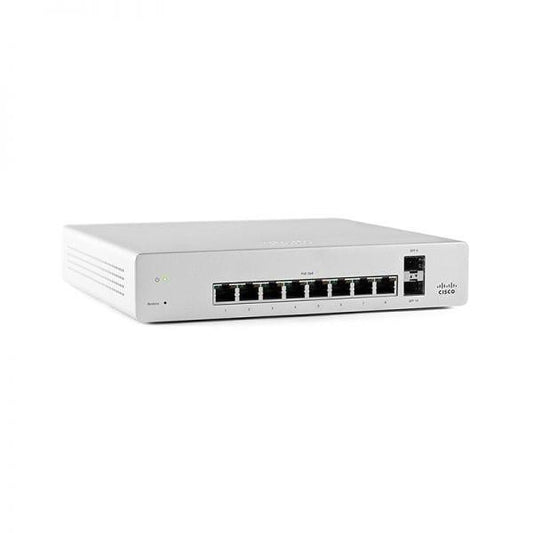 Cisco Meraki MS220 8 Port Cloud Managed PoE Gigabit Switch - MS220-8P-HW - Refurbished - MS220-8P-HW-R - Reef Telecom