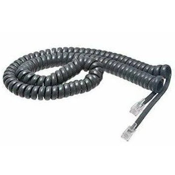 Cisco Replacement Curly Cord Grey 12ft - CP-CORD= New - CP-CORD - Reef Telecom