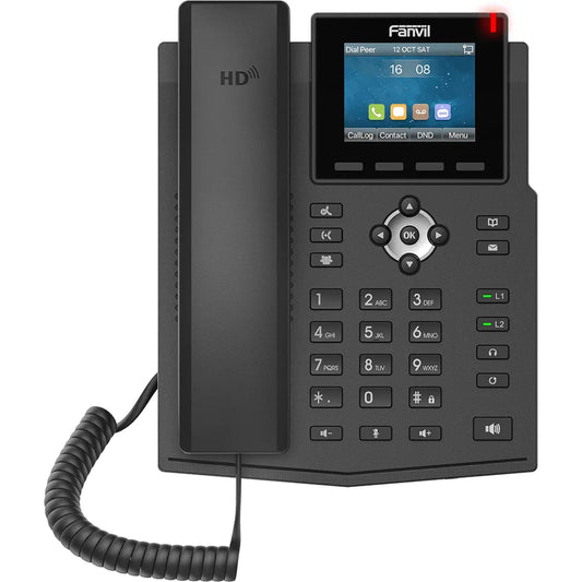Fanvil X3SG 2.8" Color Display 4 Line SIP Entry-level Gigabit PoE IP Phone - FANVIL-X3SG - New - FANVIL-X3SG - Reef Telecom