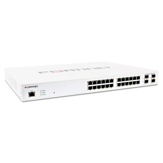 Fortinet FortiSwitch 124E-FPOE 24 port Gigabit PoE Switch - FS-124E-FPOE - Refurbished - FS-124E-FPOE-R - Reef Telecom