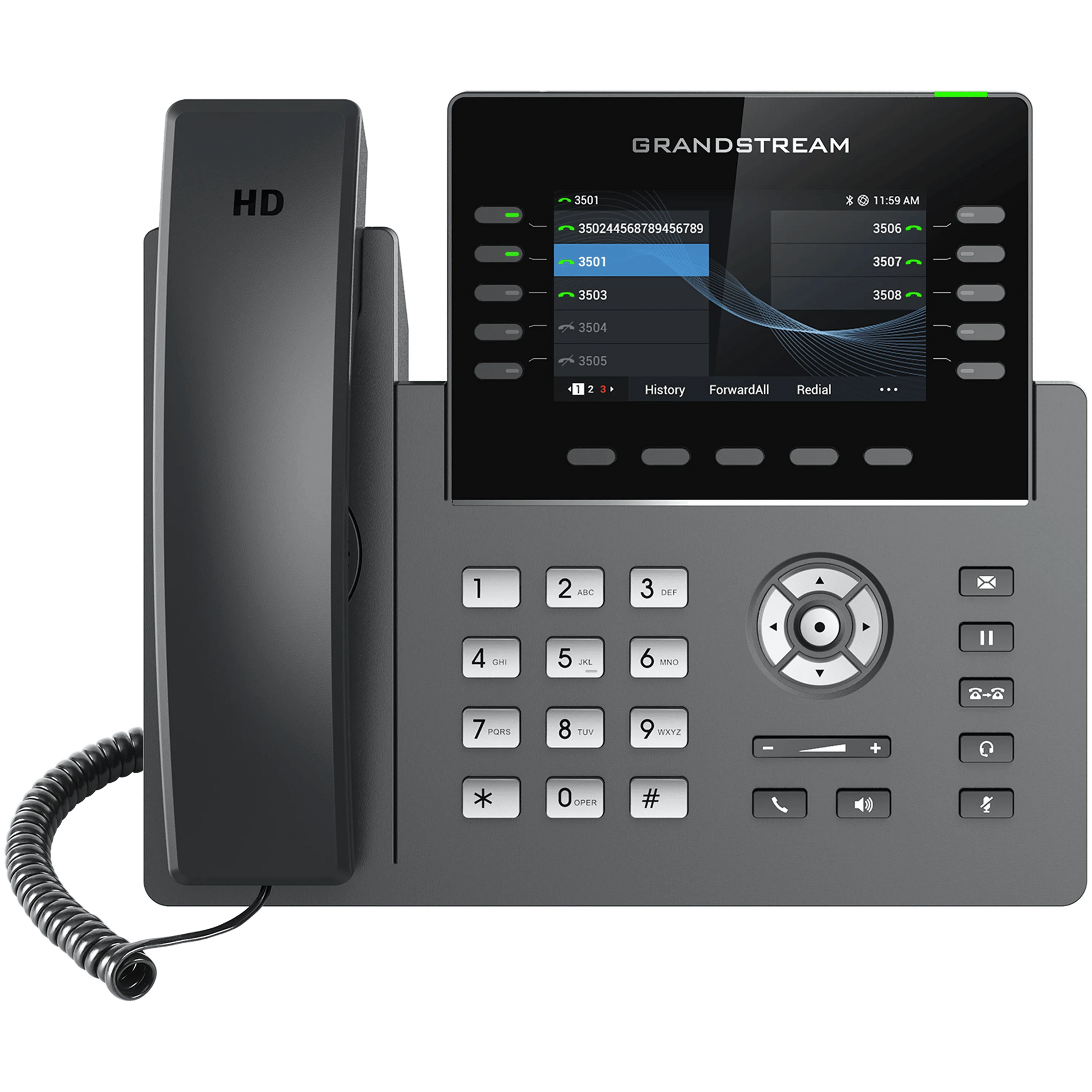 Grandstream Carrier-Grade 10 Line PoE and WiFi IP Phone - GRANDSTREAM-GRP2615 New - GRANDSTREAM-GRP2615 - Reef Telecom